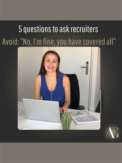 Recruiter: Do you have any questions? Your answer should be: Yes! 5 questions to ask recruiters ...