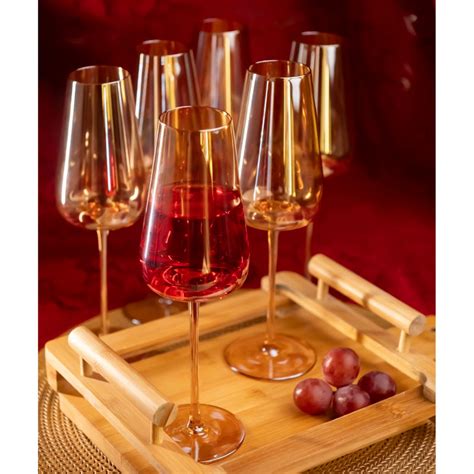 Golden Ember Champagne Flute - Set of 2 – Aardea