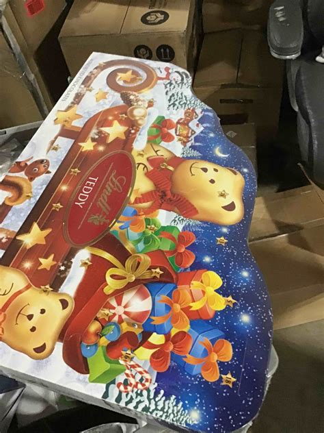 Lindt TEDDY Sleigh Assorted Chocolate Candy Advent Calendar, Box of ...
