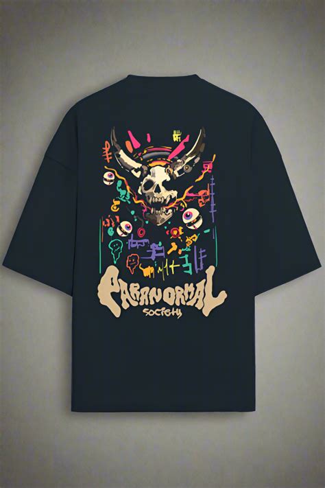 Paranormal Society Terry Oversized Tshirt – PAVY CORPORATION