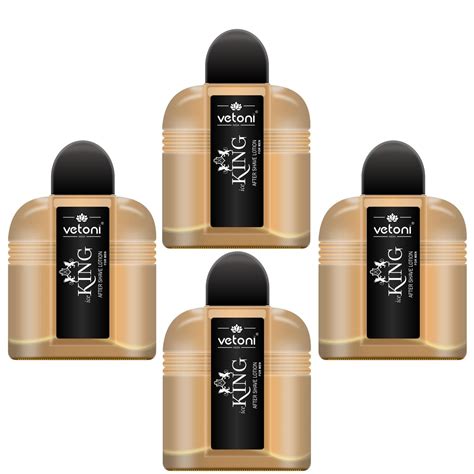 Vetoni Ice King No. 1 After Shave Lotion, Red, 400ml (Pack of 4 ...