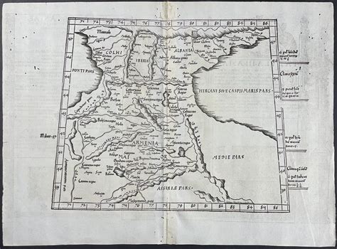 At Auction: Lorenz Fries & Claudius Ptolemaeus (Ptolemy), Ptolemy, Fries, pub. 1535 - Map of the ...