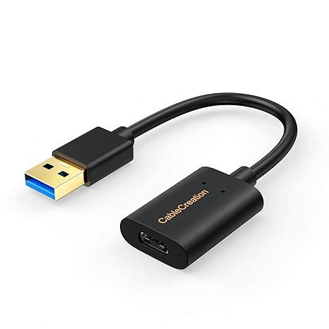 CableCreation USB Type A to USB Type C Adapter Cable, Type A 3.0 Male ...
