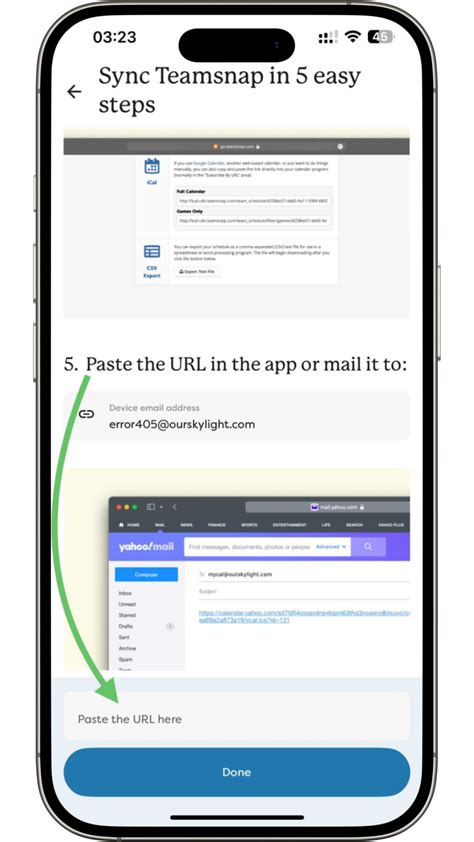 Using Skylight Sync with TeamSnap – Skylight Support