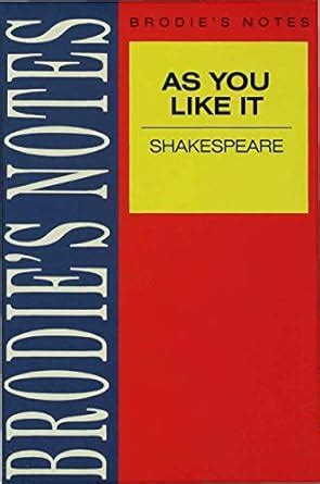 Buy Shakespeare: As You Like It (Brodie&s Notes) Book Online at Low ...