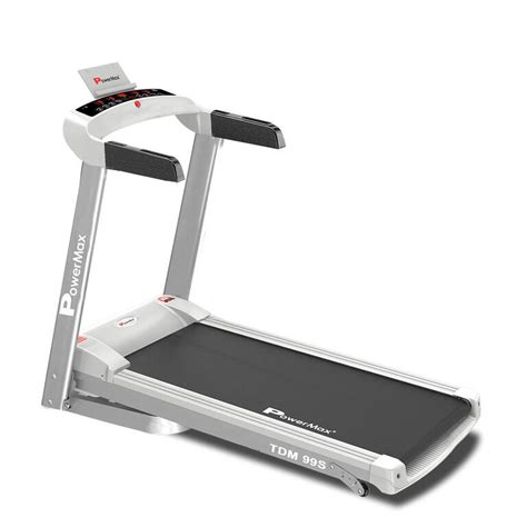 PowerMax Fitness TDM-99S (3HP Peak) Motorized Foldable Treadmill for ...