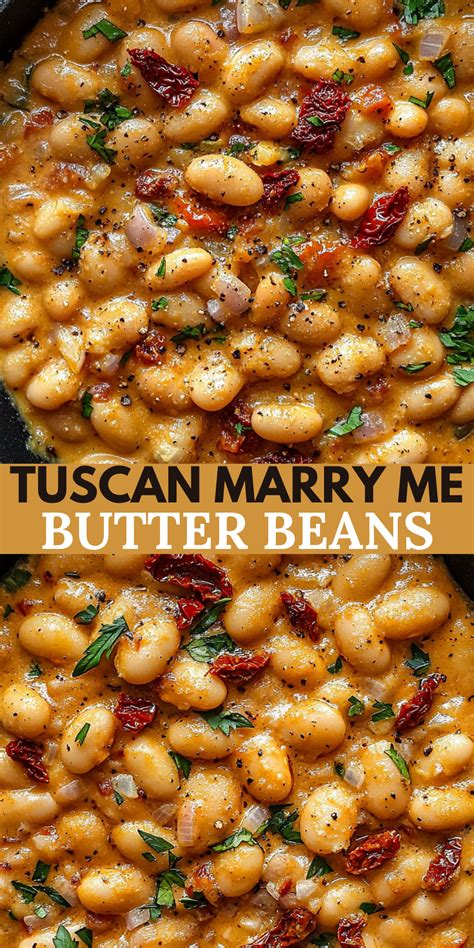 Creamy Tuscan Marry Me Butter Beans (30-Minutes) | Recipe | Bean ...