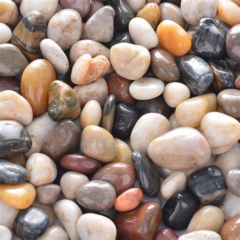 OUPENG Natural Decorative Polished River Rock Stones India | Ubuy
