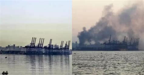 Beirut Explosion: Satellite Show Before And After Images Of Port Area