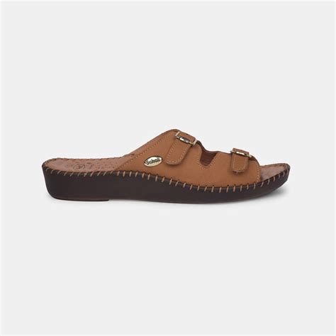 Scholl brown flats for women | Bata