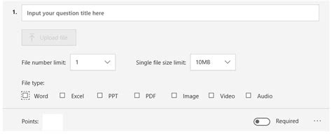 Image result for File Upload in MS Forms