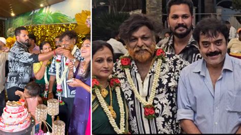 Rajat Kishan and his wife celebrate their mother-in-law's wedding ...