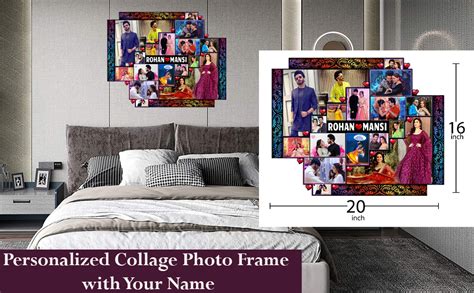 Shri Kanth Art® Personalized & Customized Collage Photo Frame with Your ...