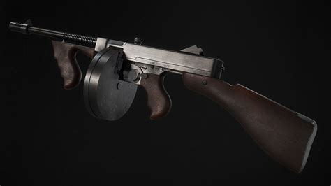 3D model M1 Thompson VR / AR / low-poly | CGTrader