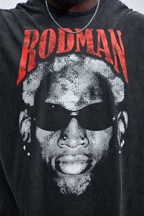 Dennis Rodman Short Sleeve Tee - Black | Fashion Nova