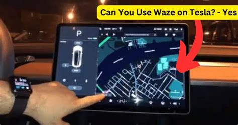 Image result for Using Waze Tesla Model 3