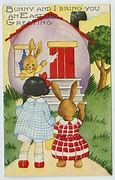 Image result for Easter Vintage Bunny Illustrations