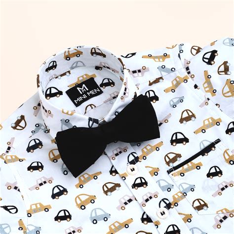Vintage Car - Bow Tie Shirt