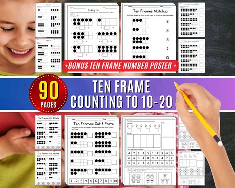 Image result for Counting Objects to 20 Using Ten Frame