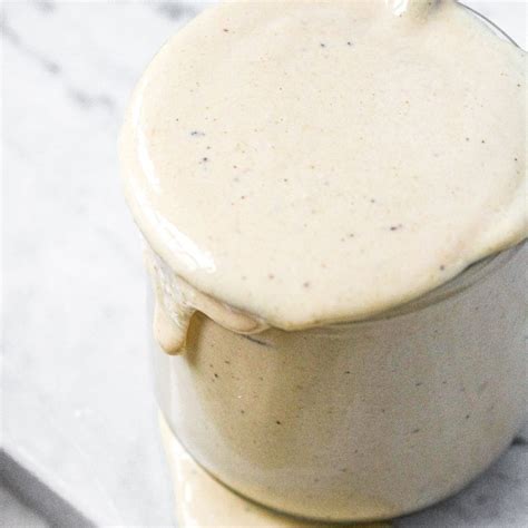 Easy Vegan Tahini Sauce (for falafel, salads, bowls, and dip!)