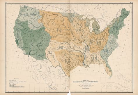 Eastern United States River Map