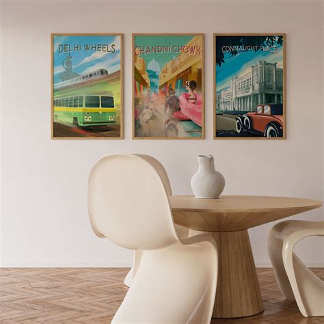 Buy Delhi Series I, Delhi Posters, Set of 3 at Best Price – Dessine Art