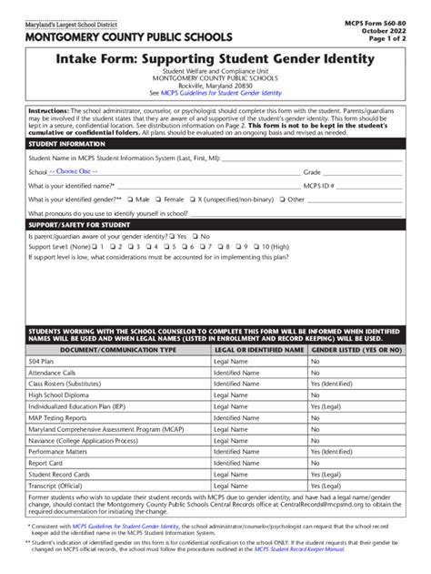 2022-2026 MCPS Form 560-80 - Blank Fillable Template | Fill Out, Print ...