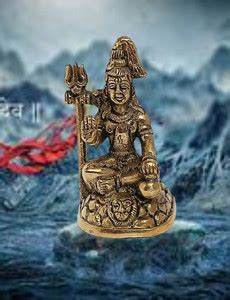 Efoxi Lord Shiva/Mahadev Idol in Sitting Position Decorative Showpiece ...