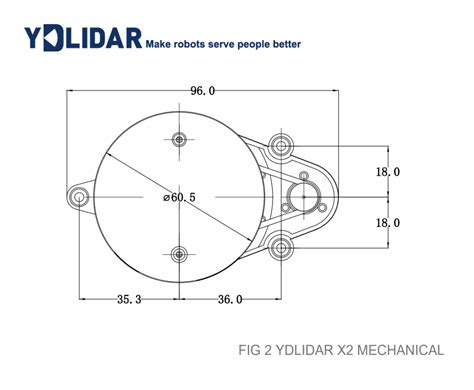 YDLIDAR X2 360 Degree LIDAR Sensor ROS Scanner for Navigation ...