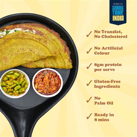 Schezwan Chilla with Sprouted Moong Instant Mix - 200gms – Gladful