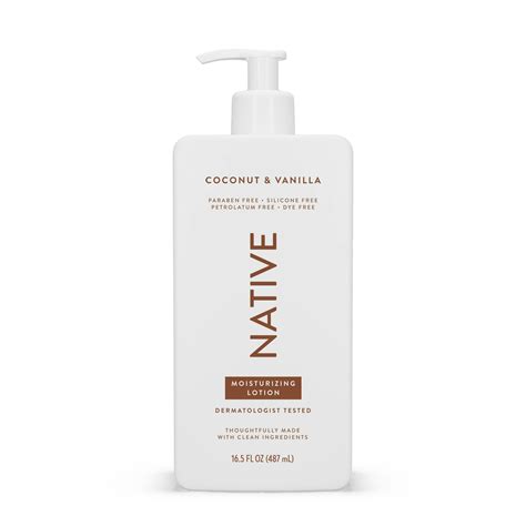Native Moisturizing Hand & Body Lotion, Coconut Vanilla, Paraben-Free ...