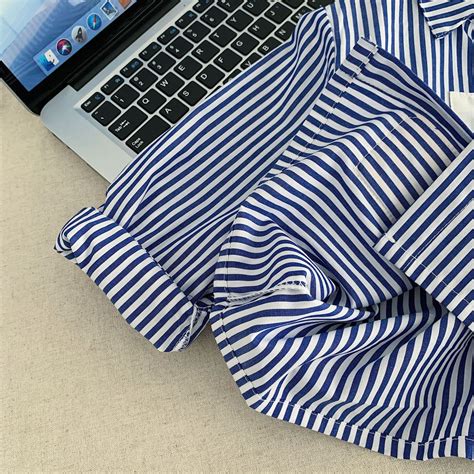 Striped shirt with patch – BabyMonk