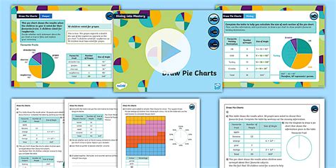 👉 Drawing Pie Charts Year 6 | Diving into Mastery: Step Five