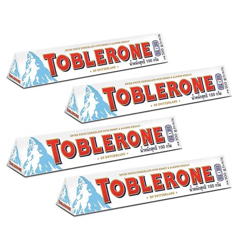Toblerone White Chocolate Pack of 4 x 100g – glamshow