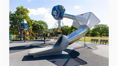 Lower Huron Metropark - Space-themed Playground