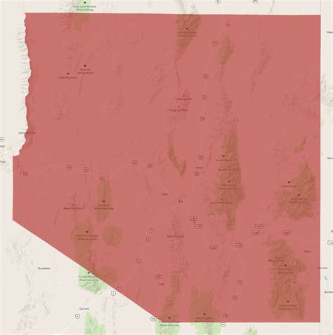 Nevada White Pine County - AtlasBig.com