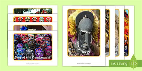 Masks From Around the World Display Photos