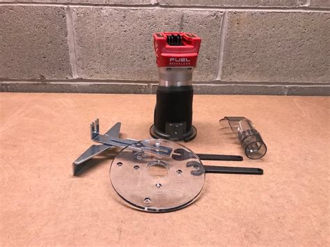 Image result for Milwaukee M18 Router Using Template Guide