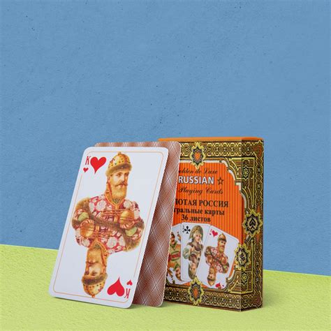 Игральные карты русский стиль Золотая Россия, 36 карт - купить с ...
