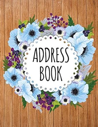 Buy Address Book Watercolor Floral Cover (Address Book Large Print ...