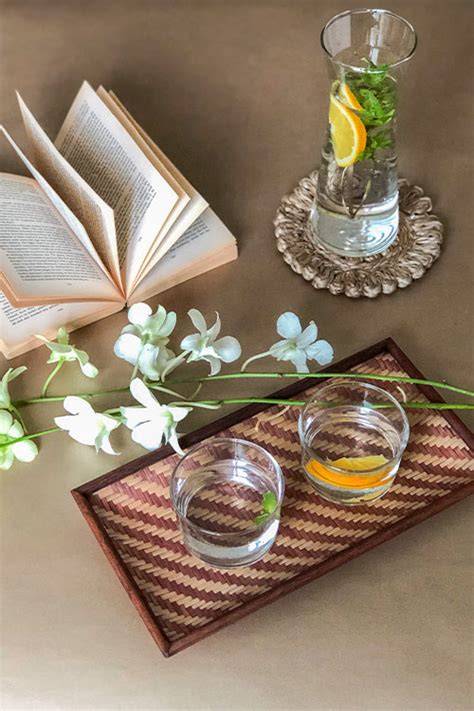 Kadam Haat Handmade Bamboo Cereal Tray - Small (Brown) – Okhaistore