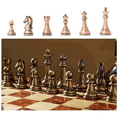 HAOMINGTIAN International Metal Chess Set for | Ubuy India