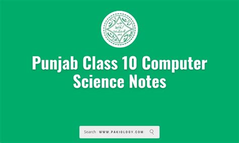 Class 10 Computer Science Notes 的图像结果