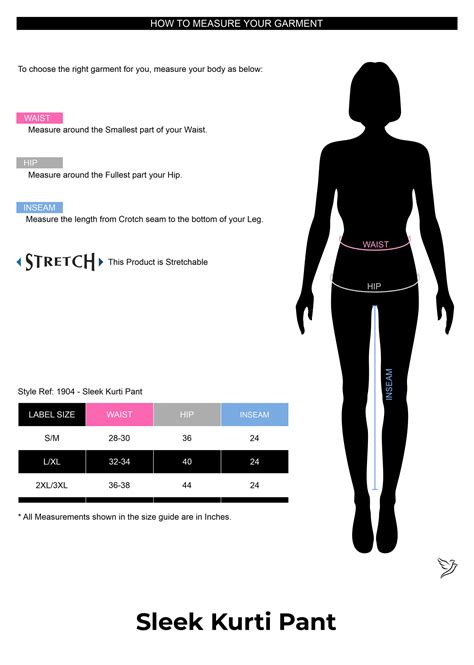 Size Guide – Twin Birds Store