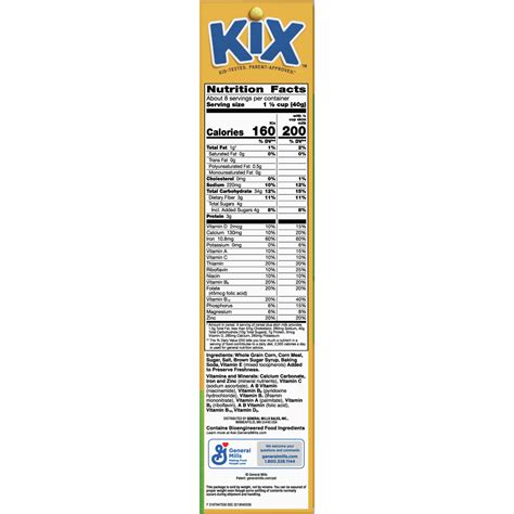 Kix Nutritional Information