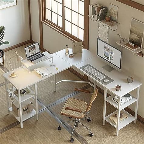 CubiCubi L Shaped Desk, 50.4 inch Computer Corner India | Ubuy