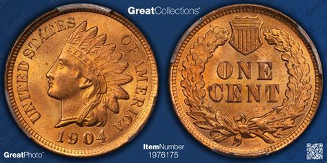 1904 Indian Cent PCGS MS-66 RD (CAC Green) (Item 1976175 ...