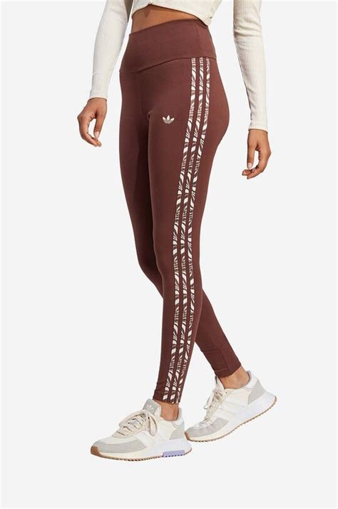 adidas Originals leggings women's brown color at PRM US