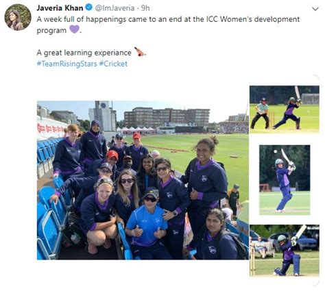 Great learning experience: Javeria Khan on ICC women's development program