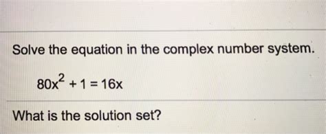 Solving Complex Number System 的图像结果